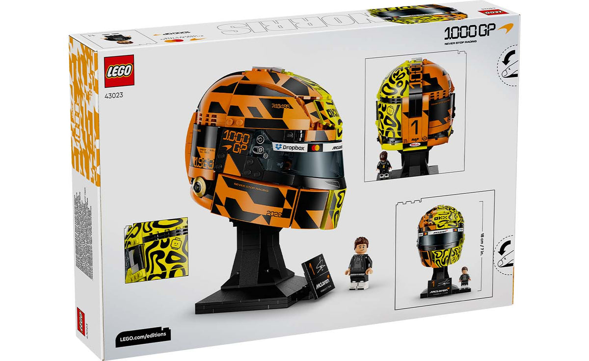LEGO Editions McLaren Mastercard F1 Team Lando Norris Helmet Building Set - 43023