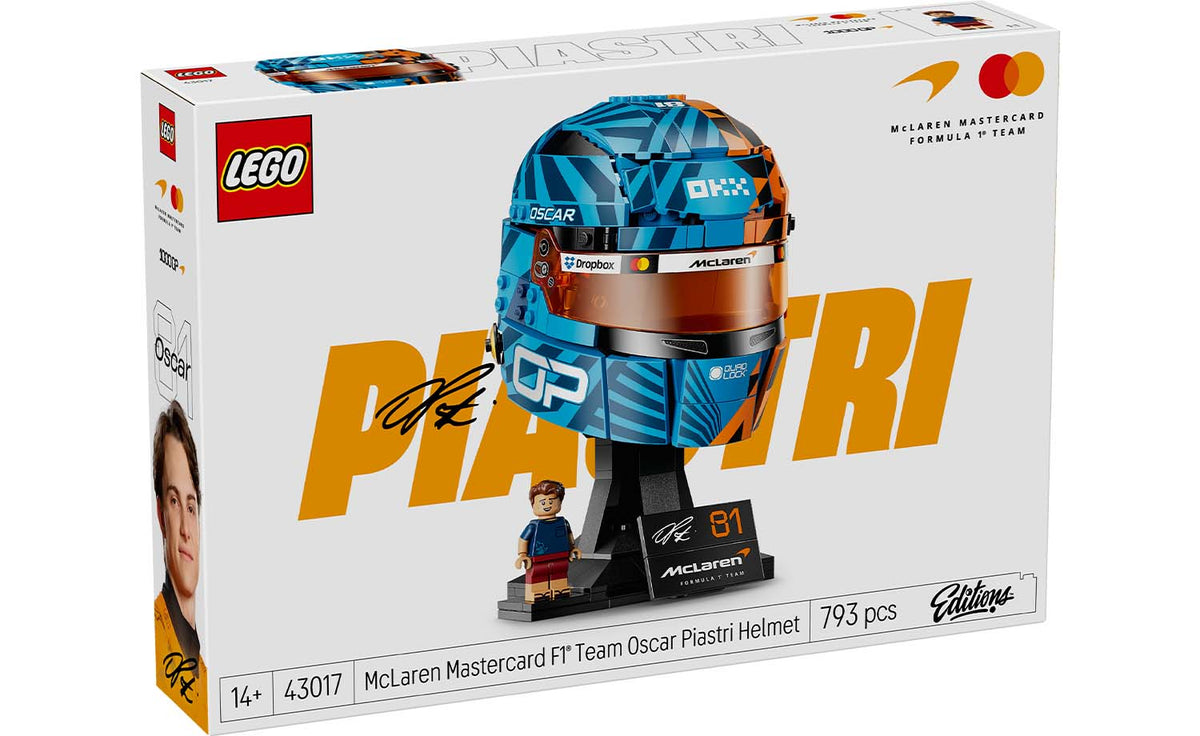 LEGO Editions McLaren Mastercard F1 Team Oscar Piastri Helmet Building Set - 43017