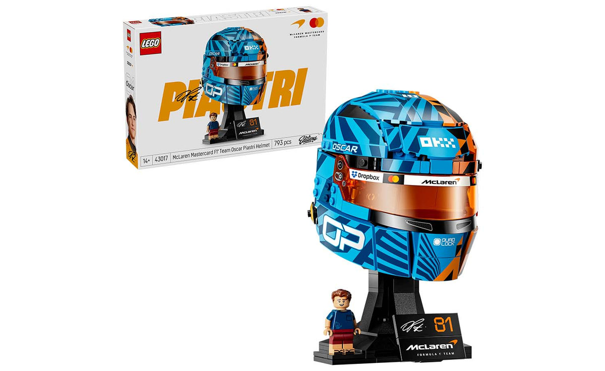 LEGO Editions McLaren Mastercard F1 Team Oscar Piastri Helmet Building Set - 43017
