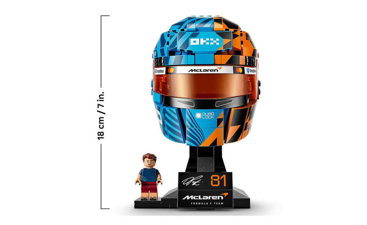 LEGO Editions McLaren Mastercard F1 Team Oscar Piastri Helmet Building Set - 43017