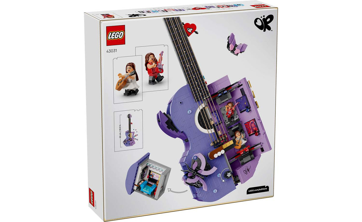 LEGO Editions Olivia Rodrigo's Dual Guitar Building Set - 43031