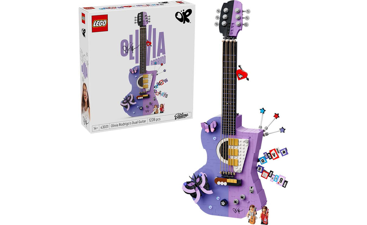 LEGO Editions Olivia Rodrigo's Dual Guitar Building Set - 43031