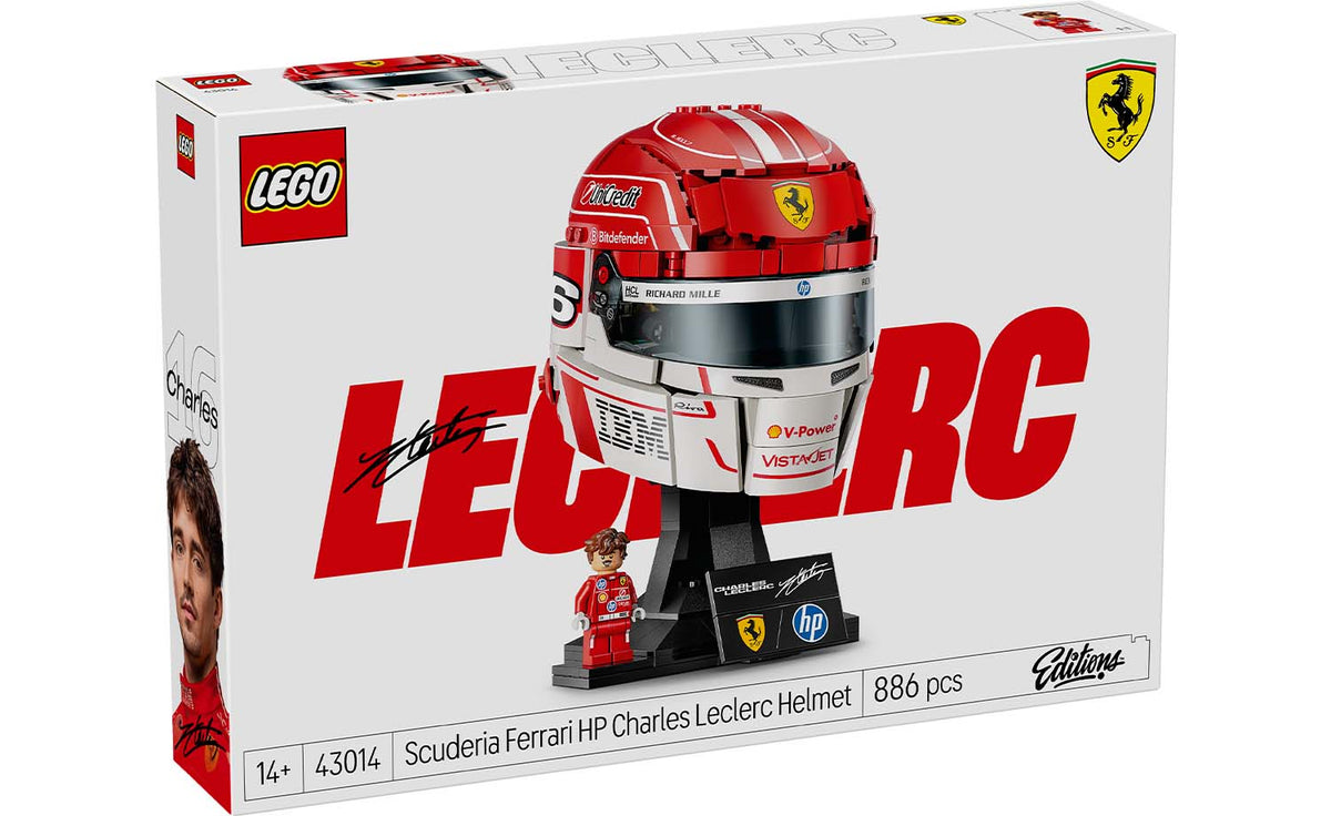 LEGO Editions Scuderia Ferrari HP Charles Leclerc Helmet Building Set - 43014