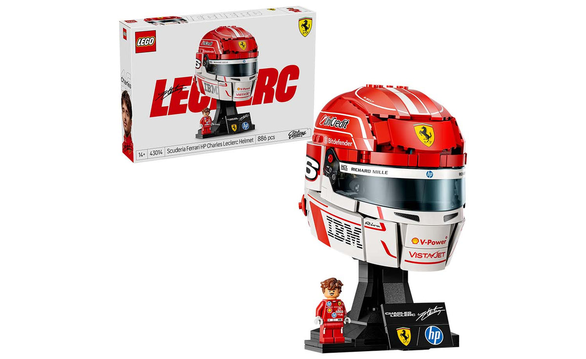 LEGO Editions Scuderia Ferrari HP Charles Leclerc Helmet Building Set - 43014