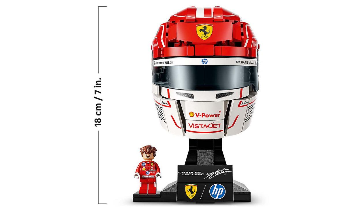 LEGO Editions Scuderia Ferrari HP Charles Leclerc Helmet Building Set - 43014