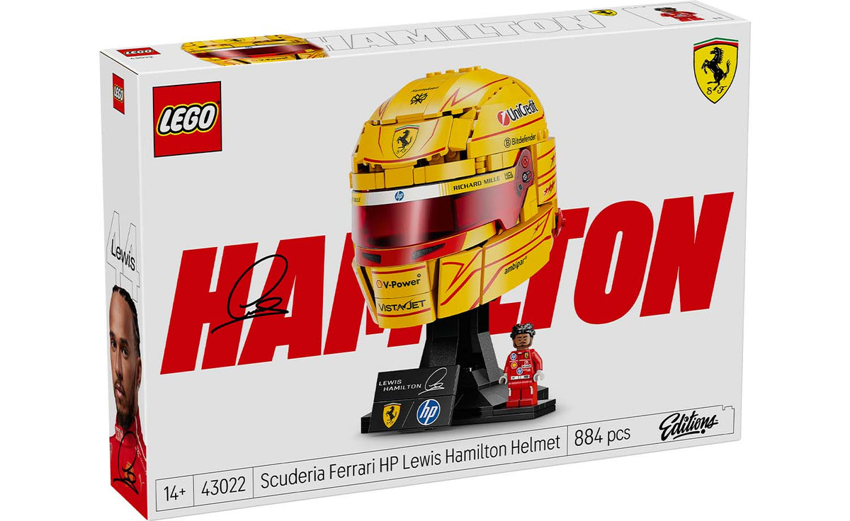 LEGO Editions Scuderia Ferrari HP Lewis Hamilton Helmet Building Set - 43022