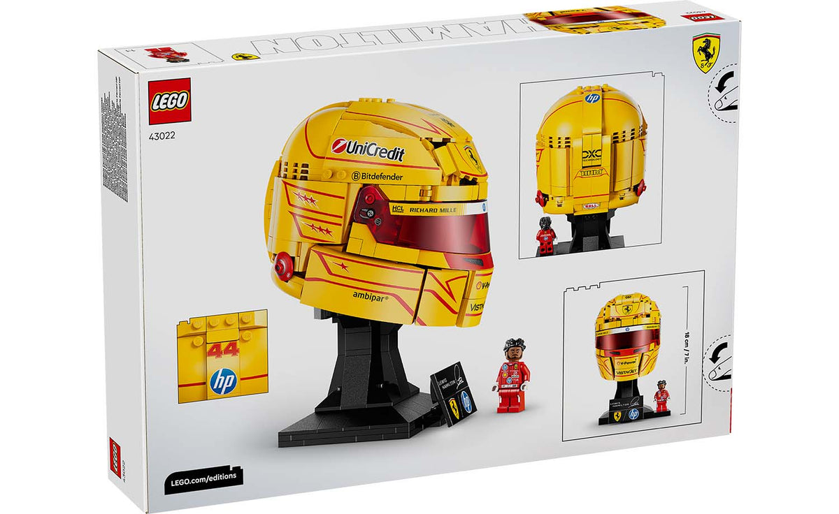 LEGO Editions Scuderia Ferrari HP Lewis Hamilton Helmet Building Set - 43022