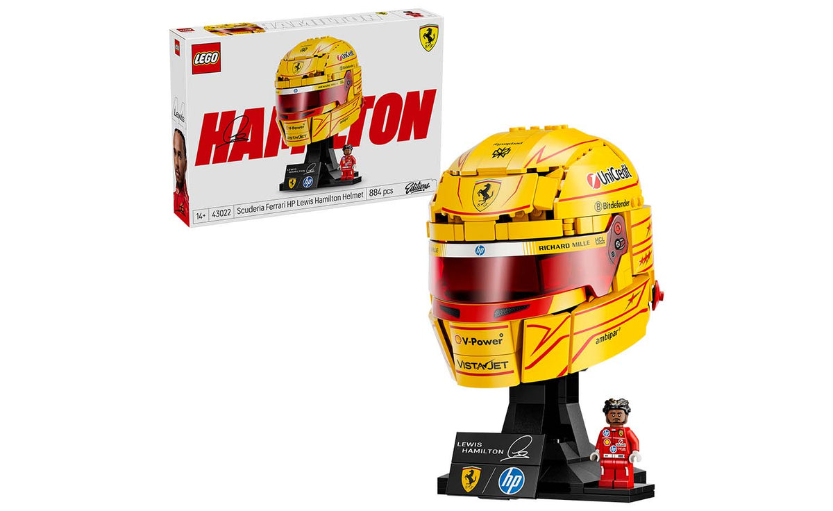 LEGO Editions Scuderia Ferrari HP Lewis Hamilton Helmet Building Set - 43022