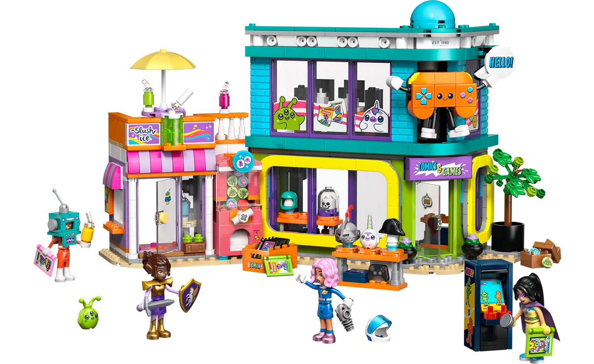 LEGO Friends Comic Book and Game Shop Building Set - 42674