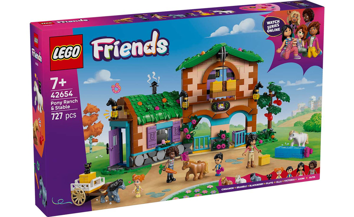 LEGO Friends Pony Ranch & Stable Building Set - 42654