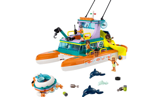 LEGO Friends Sea Rescue Boat Building Set - 41734