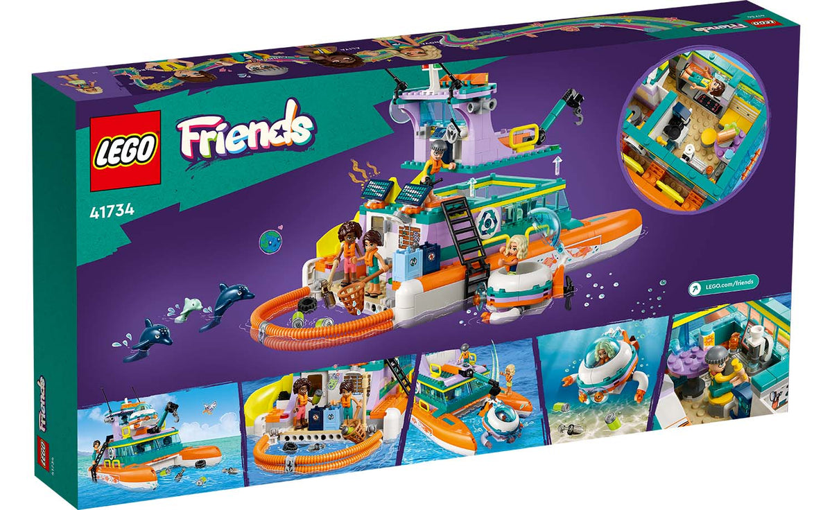 LEGO Friends Sea Rescue Boat Building Set - 41734