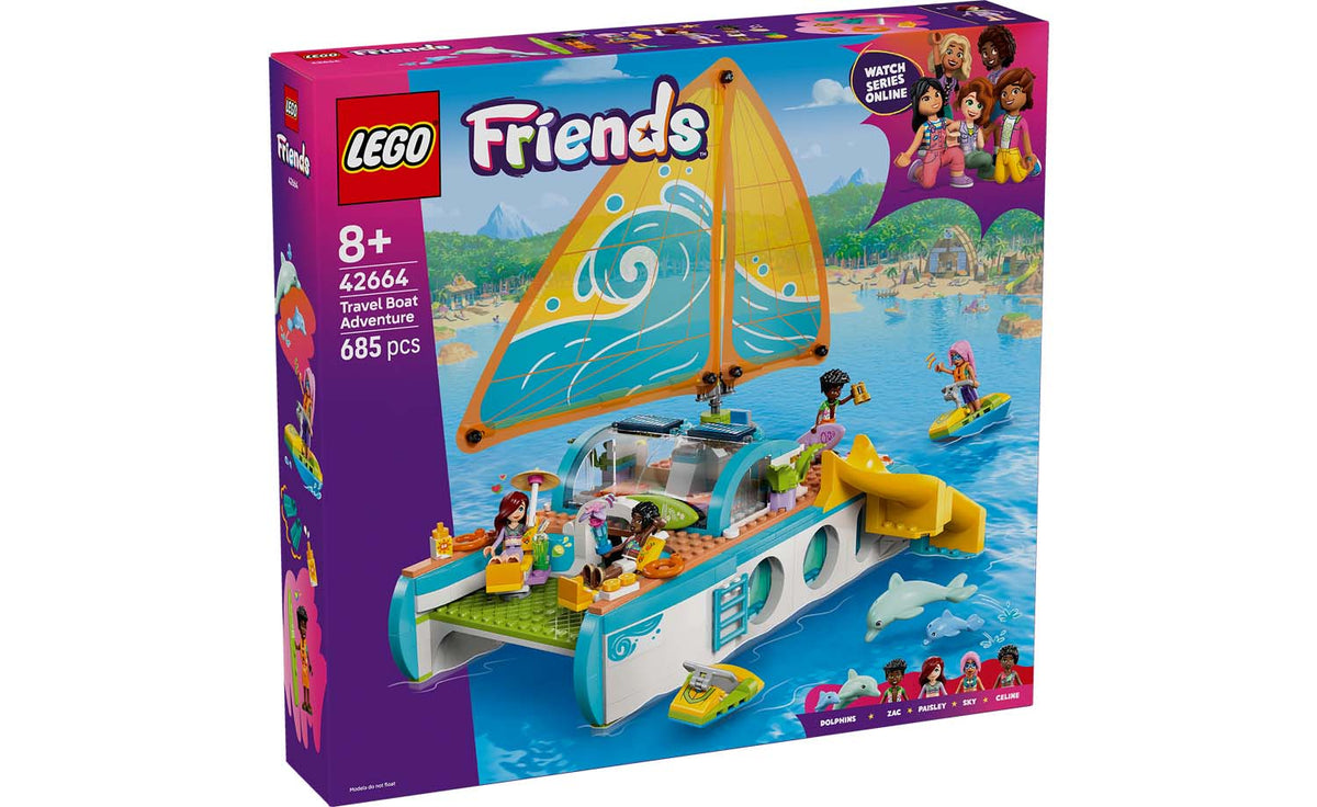 LEGO Friends Travel Boat Adventure Building Set - 42664