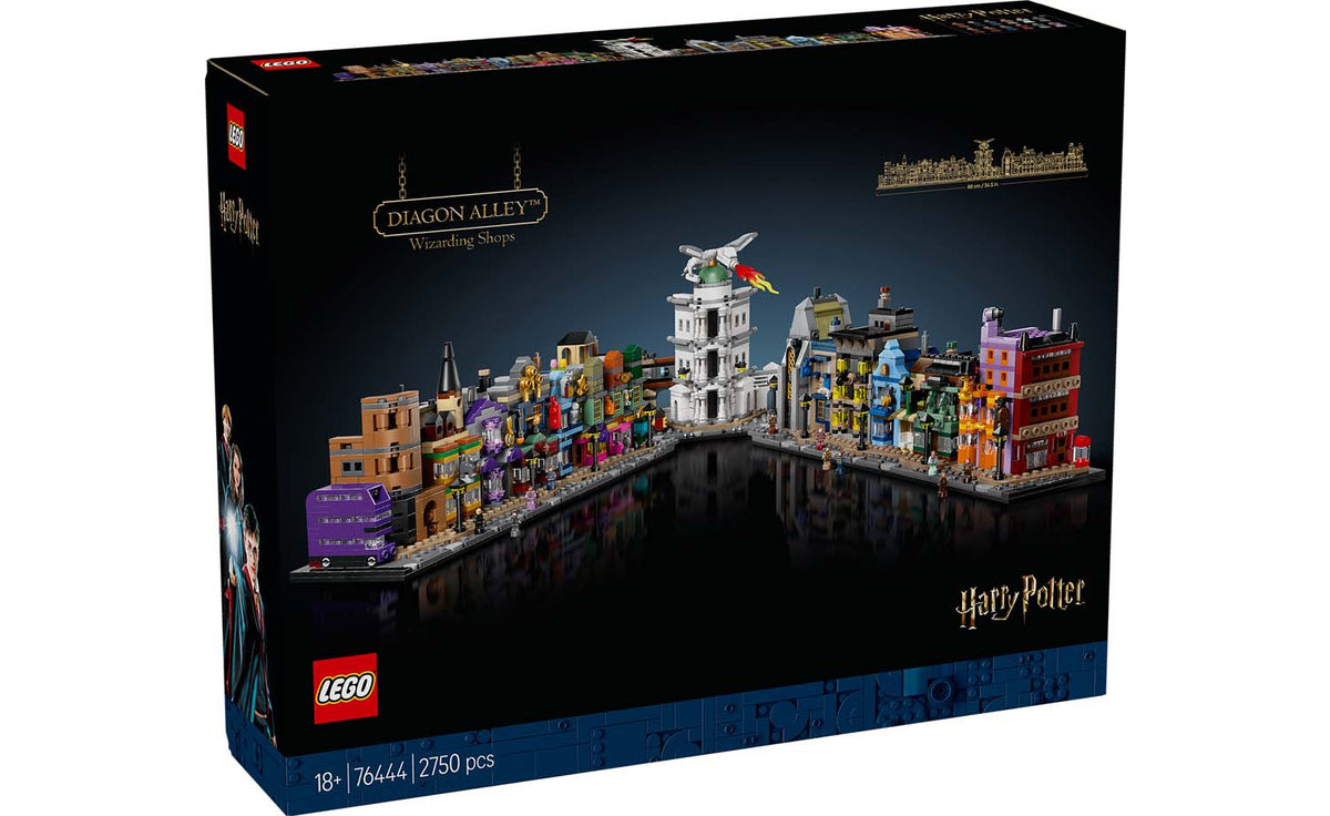 LEGO Harry Potter Diagon Alley Wizarding Shops Building Set - 76444