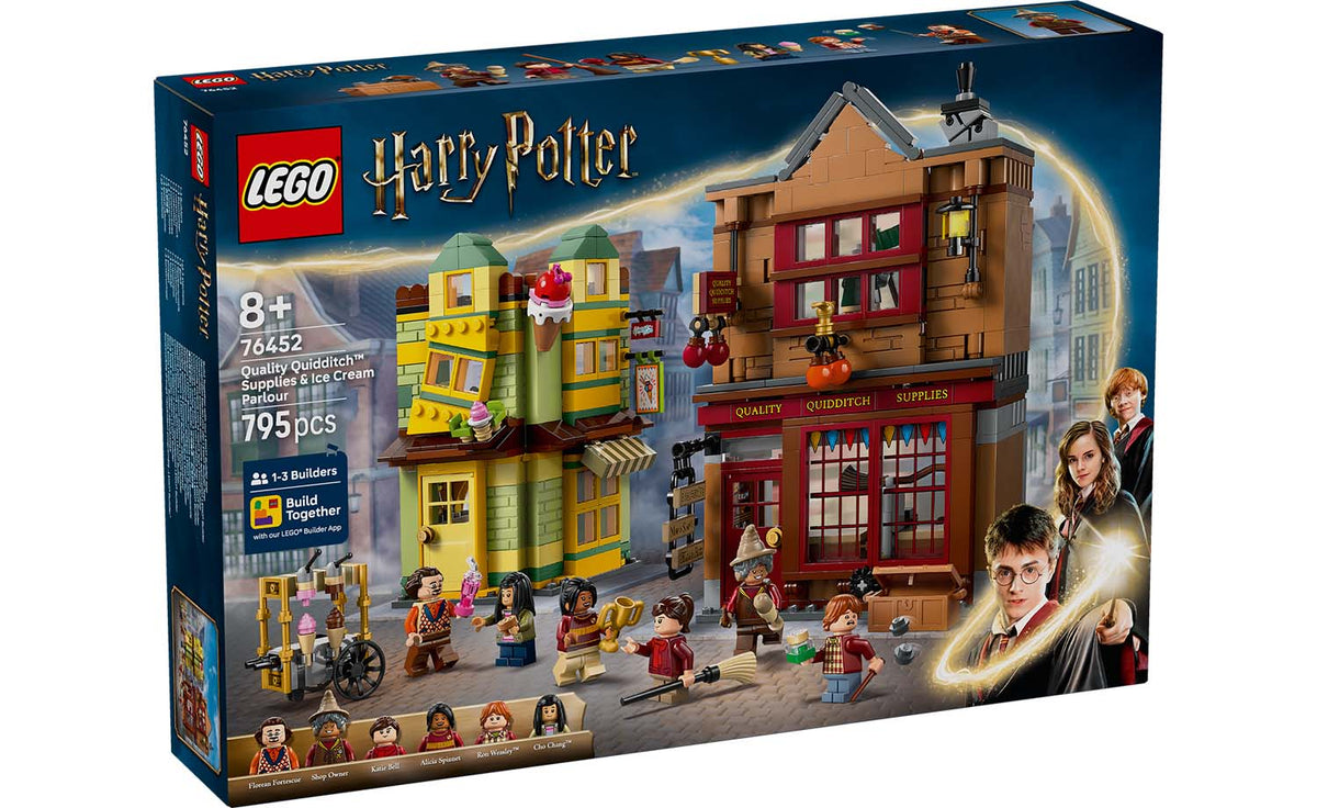 LEGO Harry Potter Quality Quidditch Supplies & Ice Cream Parlour Building Set - 76452