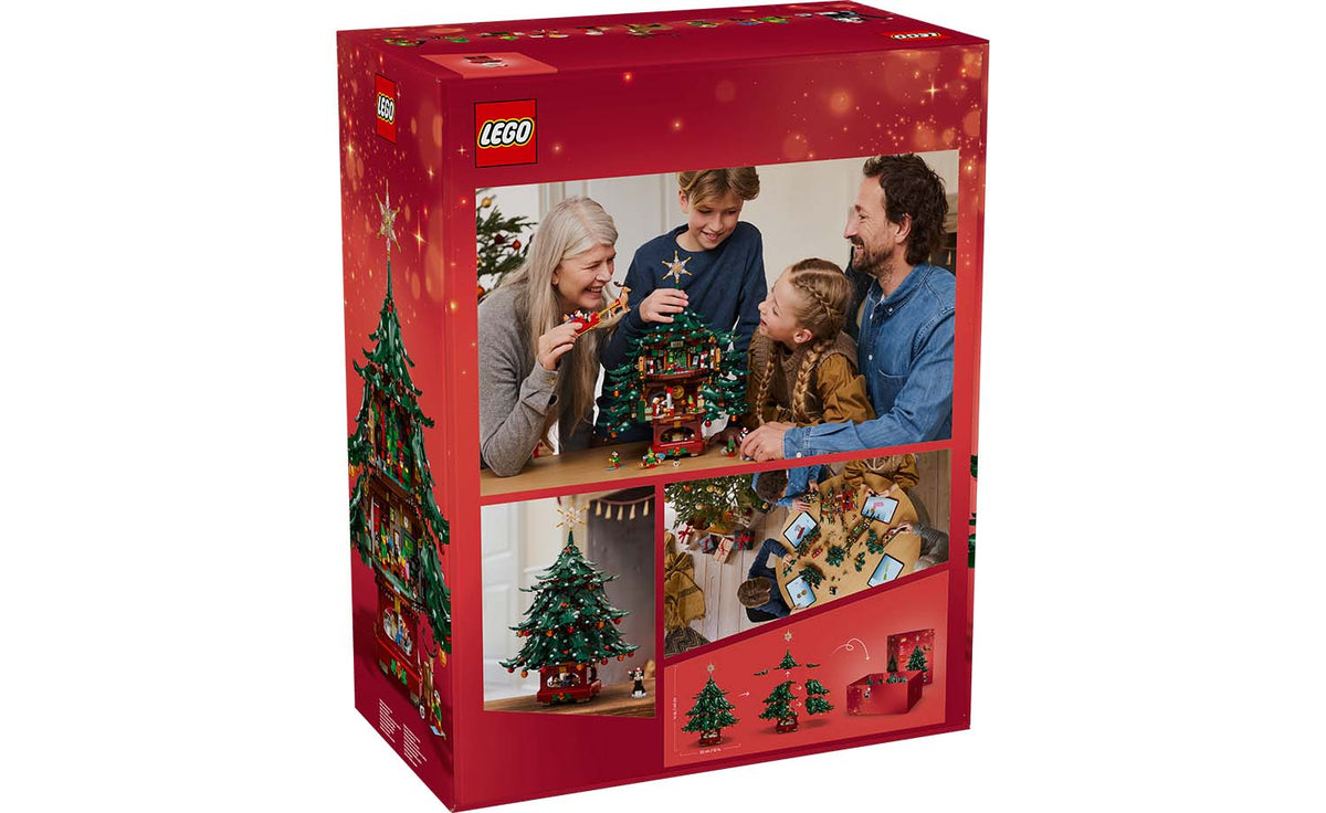 LEGO Iconic Family Christmas Tree Decoration Display Model - Set 41843