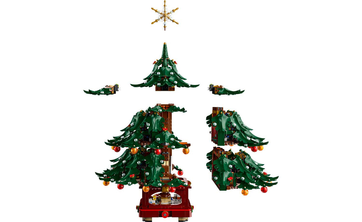 LEGO Iconic Family Christmas Tree Decoration Display Model - Set 41843