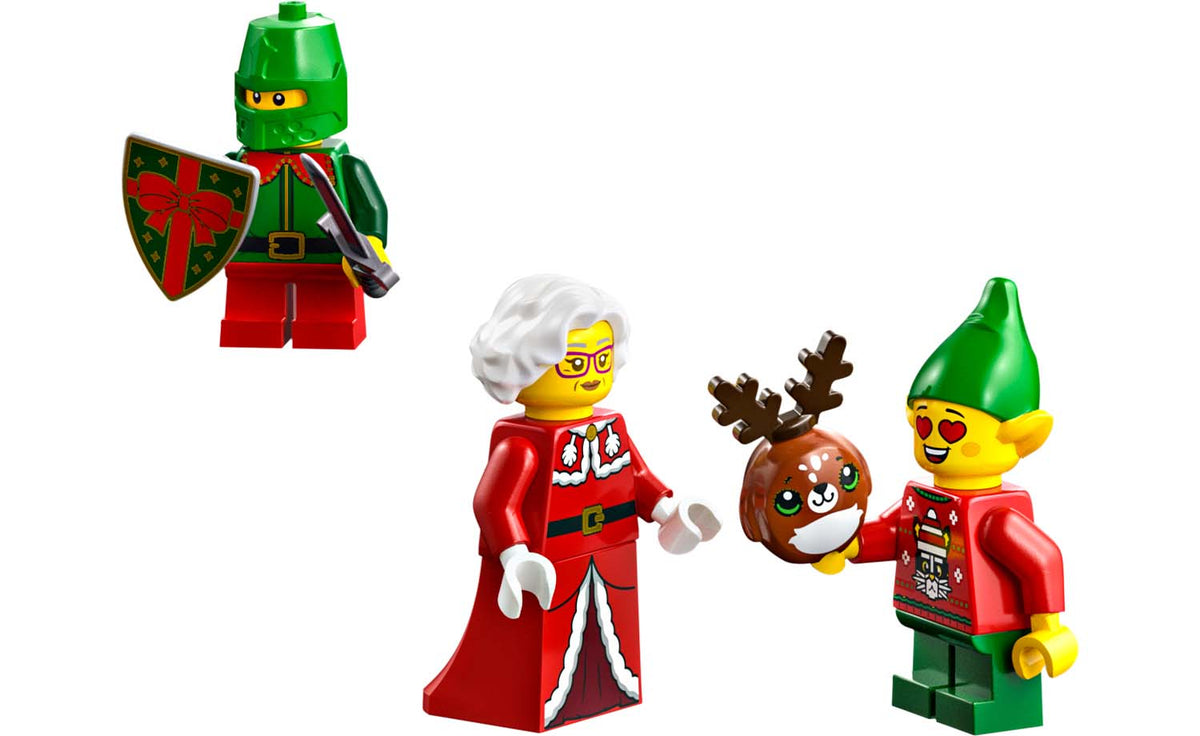 LEGO Iconic Family Christmas Tree Decoration Display Model - Set 41843