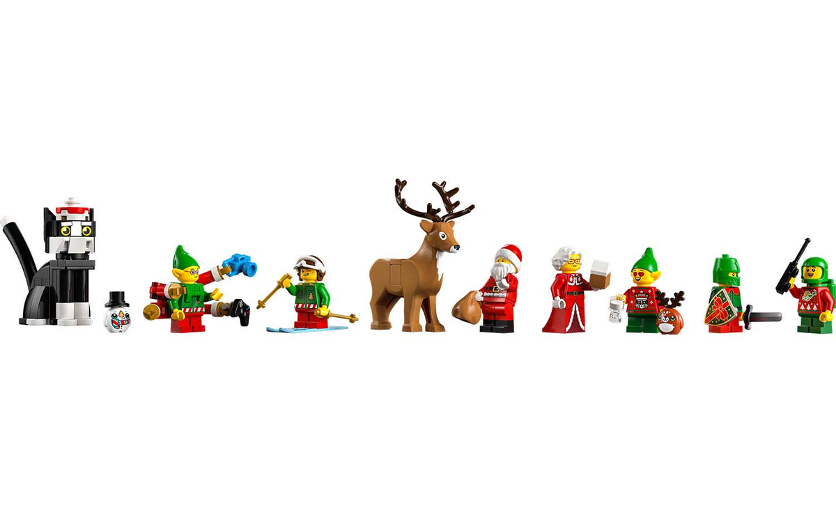 LEGO Iconic Family Christmas Tree Decoration Display Model - Set 41843