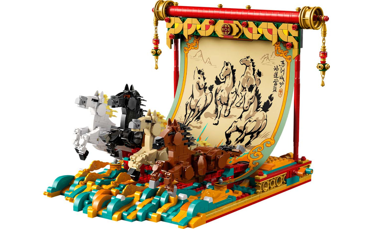 LEGO Iconic Galloping Horses Canvas Building Set - 80119