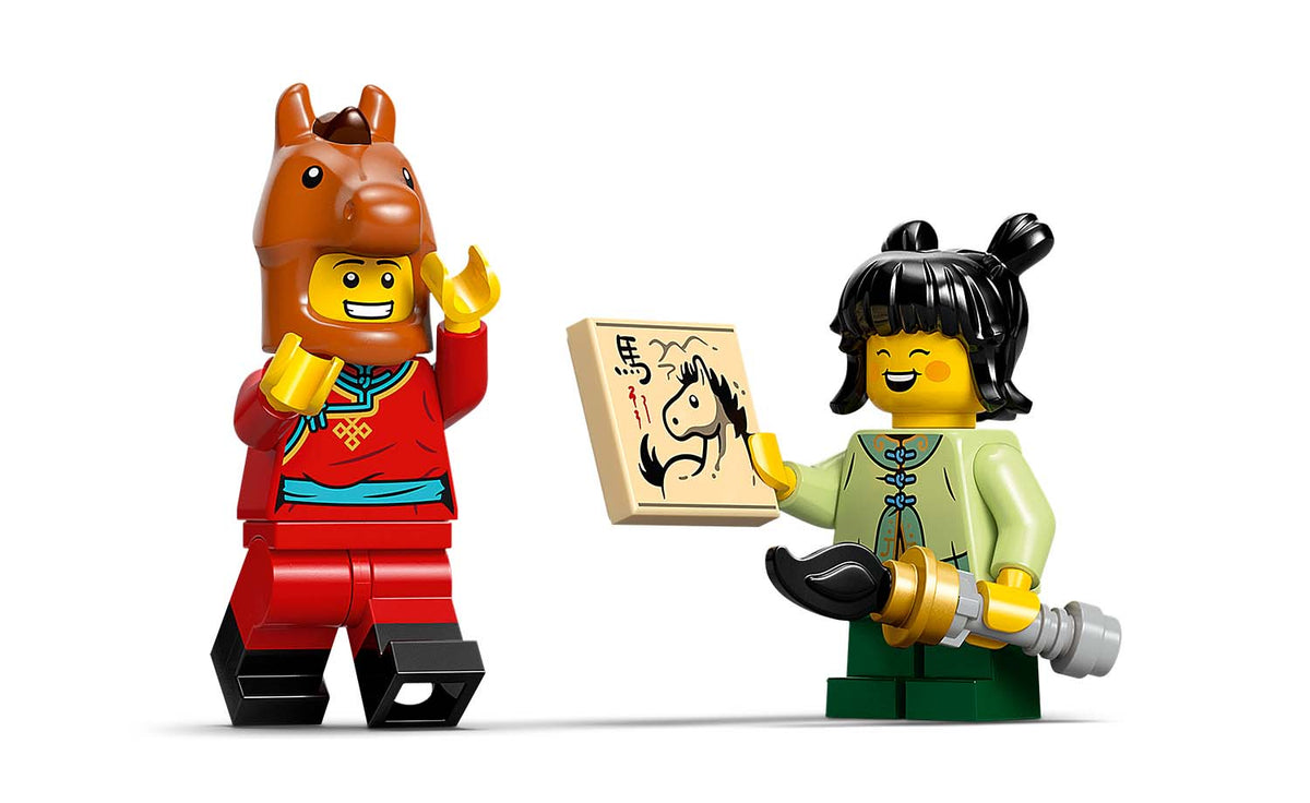 LEGO Iconic Galloping Horses Canvas Building Set - 80119