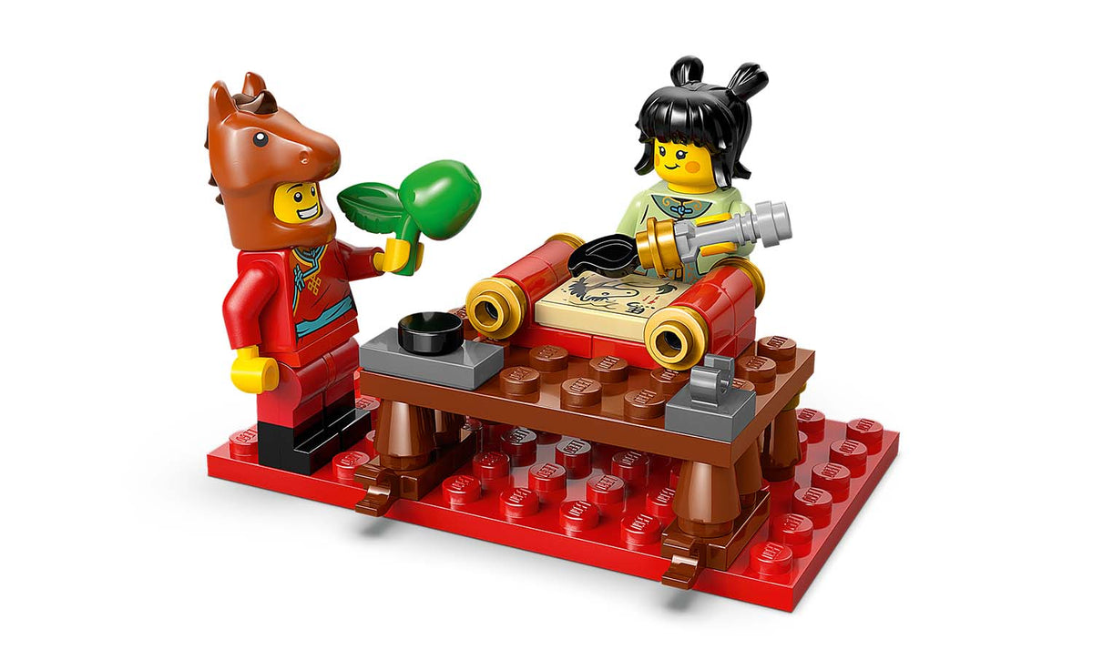 LEGO Iconic Galloping Horses Canvas Building Set - 80119