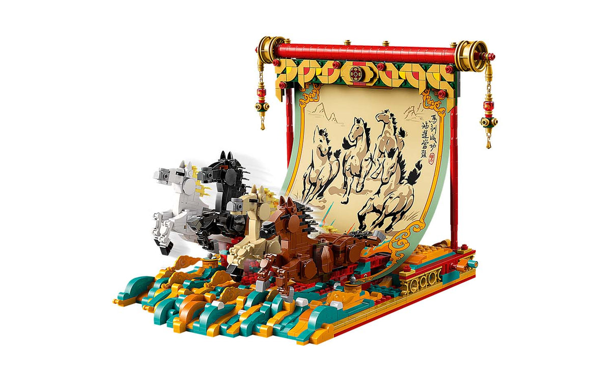 LEGO Iconic Galloping Horses Canvas Building Set - 80119