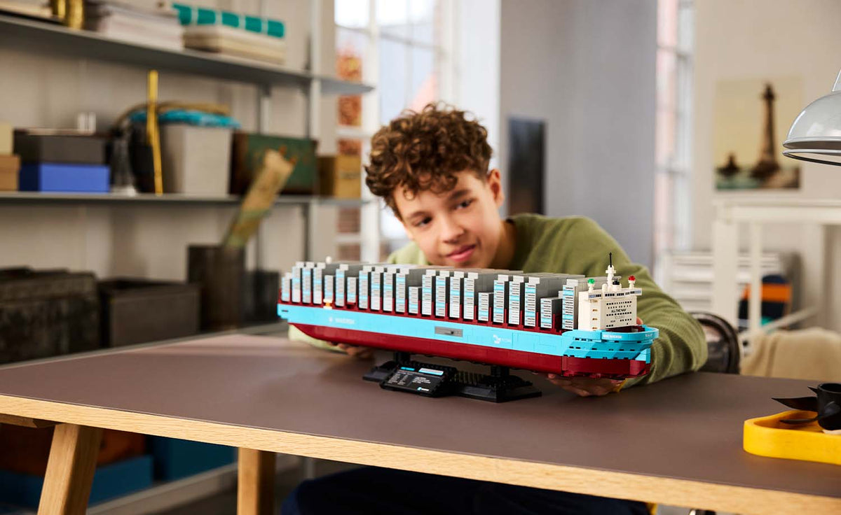 LEGO Iconic Maersk Dual-Fuel Container Vessel Building Set - 40955