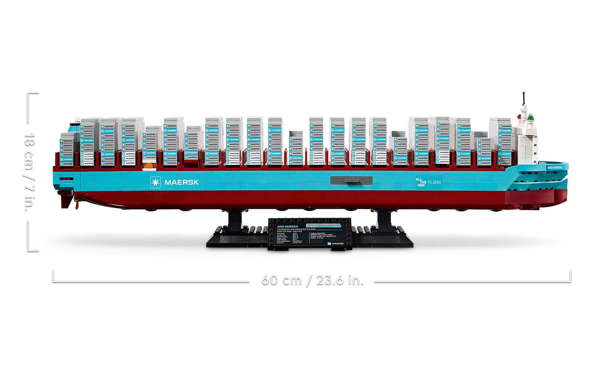 LEGO Iconic Maersk Dual-Fuel Container Vessel Building Set - 40955