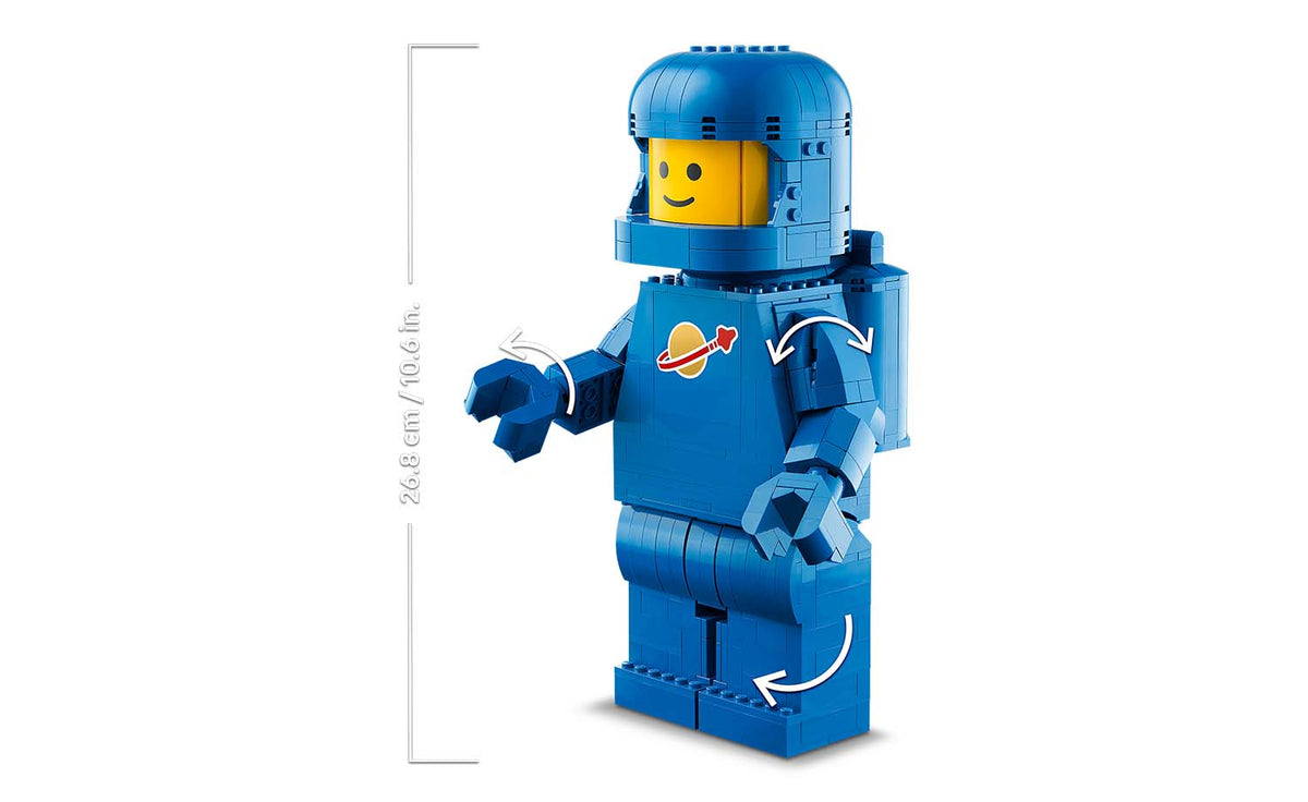 LEGO Iconic Scaled-Up Blue Astronaut Minifigure Building Set - 40921