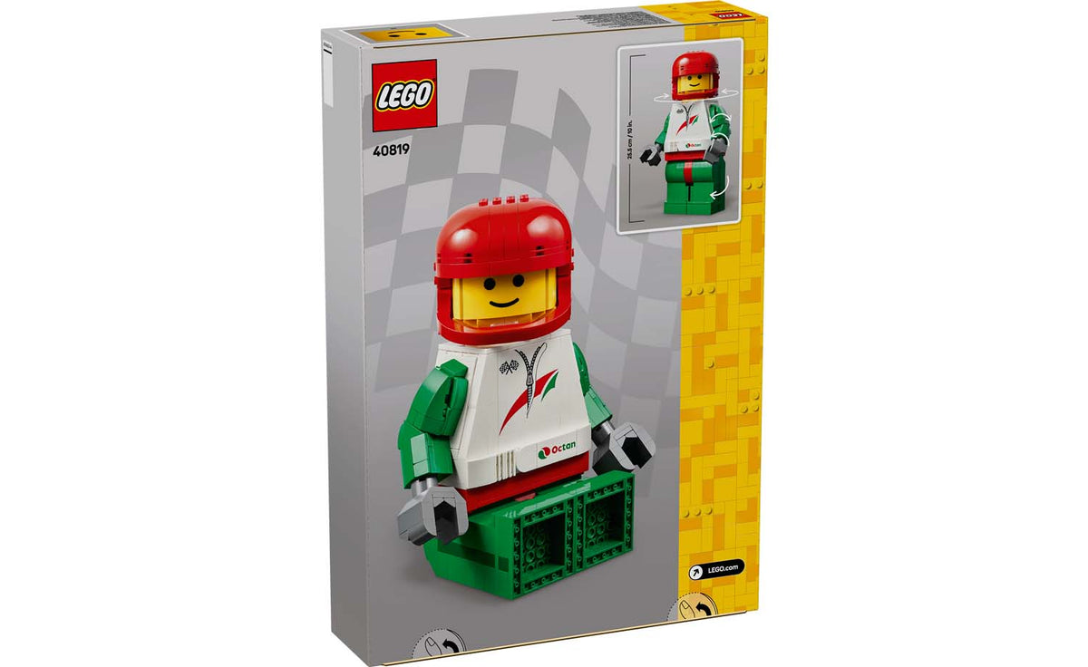 LEGO Iconic Scaled-Up Racing Driver Minifigure Display Model - Set 40819