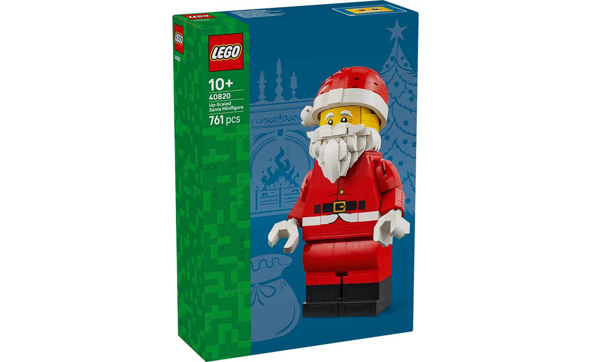 LEGO Iconic Up-Scaled Santa Minifigure Display Model - Set 40820