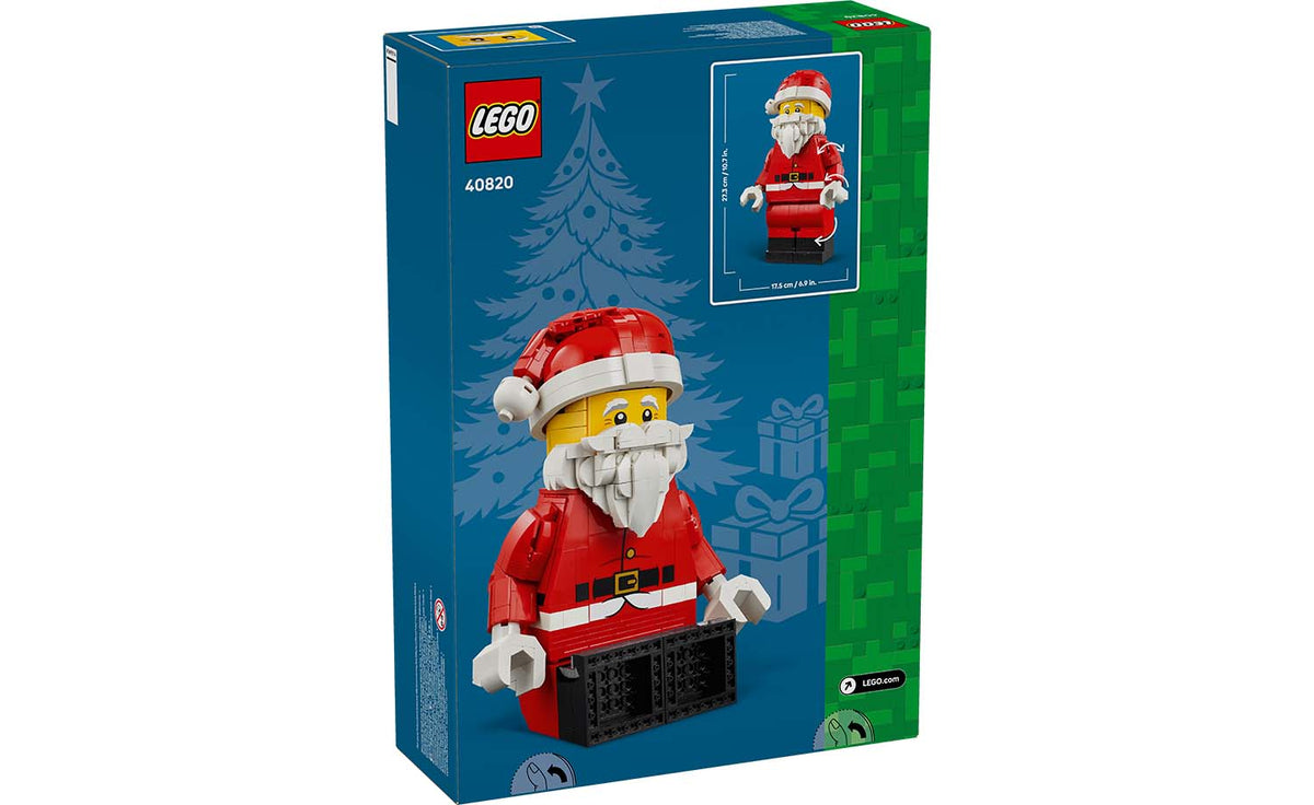 LEGO Iconic Up-Scaled Santa Minifigure Display Model - Set 40820