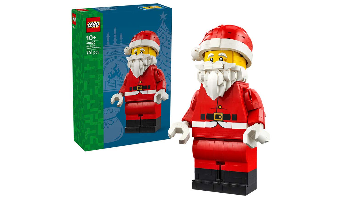 LEGO Iconic Up-Scaled Santa Minifigure Display Model - Set 40820