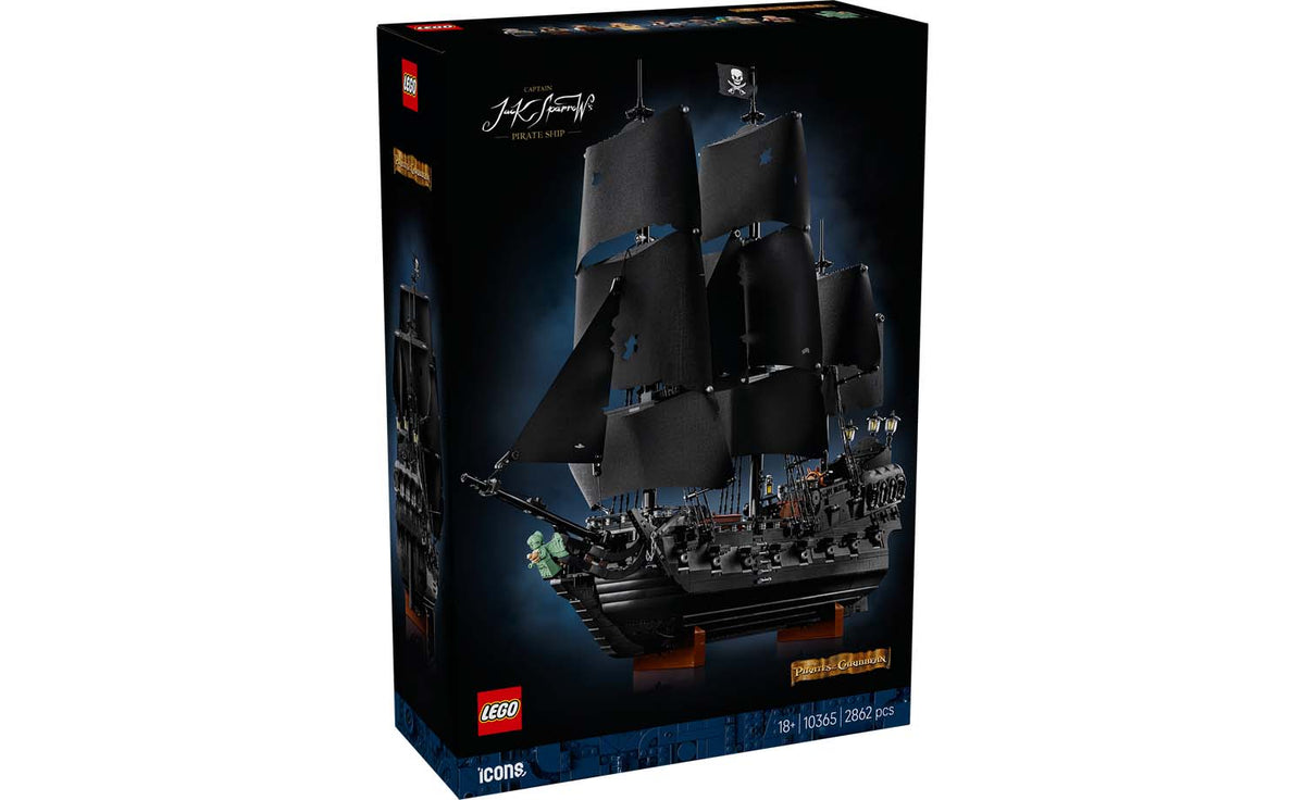 LEGO Icons Captain Jack Sparrow's Pirate Ship Building Set - 10365