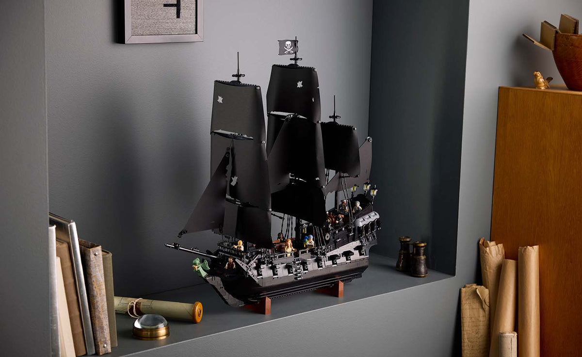 LEGO Icons Captain Jack Sparrow's Pirate Ship Building Set - 10365