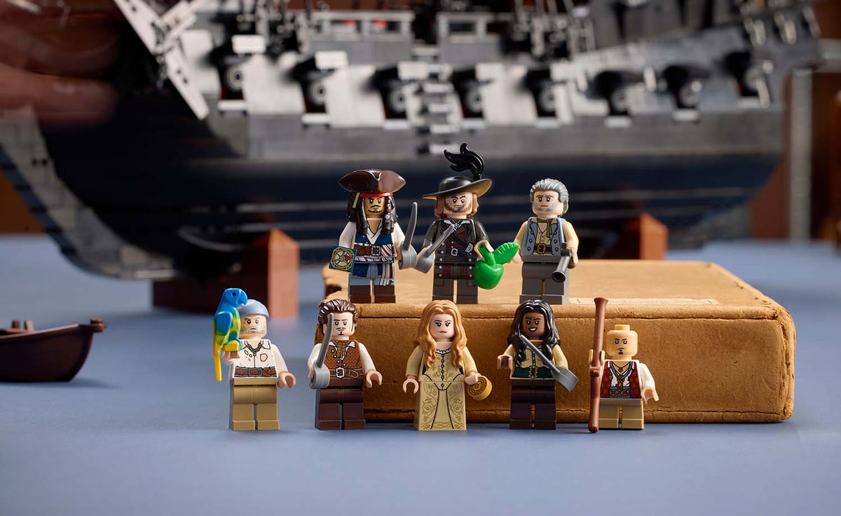 LEGO Icons Captain Jack Sparrow's Pirate Ship Building Set - 10365