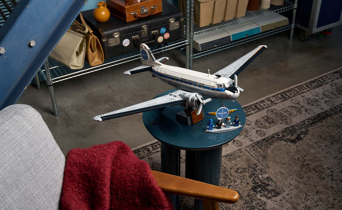 LEGO Icons Douglas DC-3 PAN AM Airliner Building Set - 11378