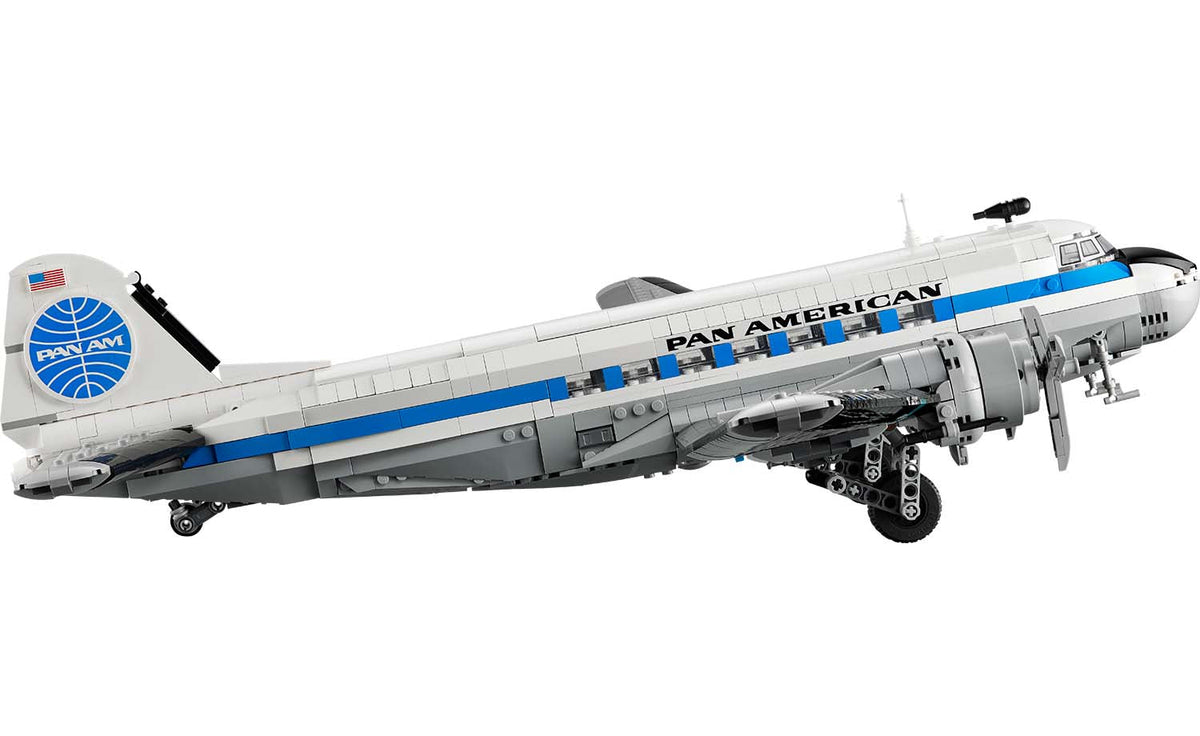 LEGO Icons Douglas DC-3 PAN AM Airliner Building Set - 11378