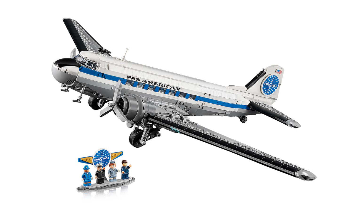 LEGO Icons Douglas DC-3 PAN AM Airliner Building Set - 11378