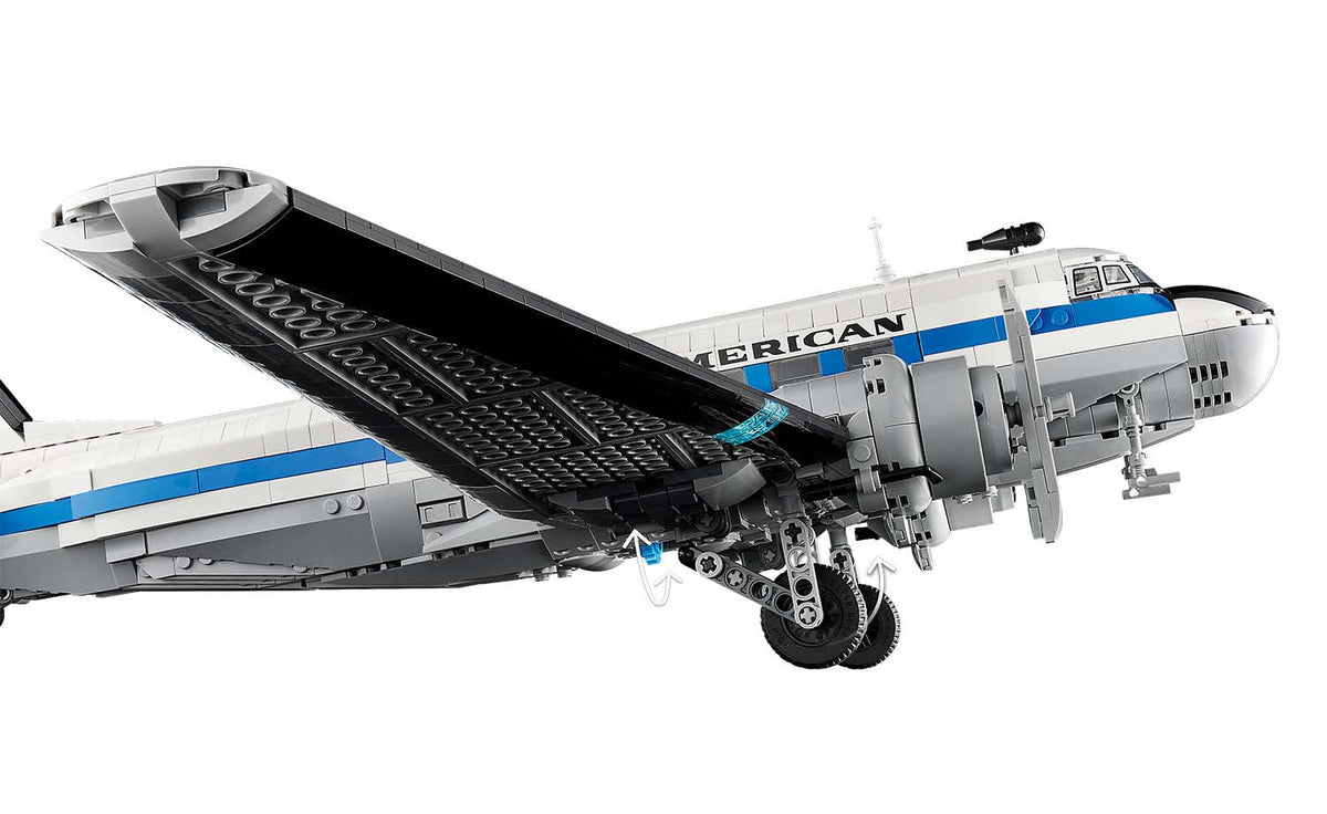 LEGO Icons Douglas DC-3 PAN AM Airliner Building Set - 11378