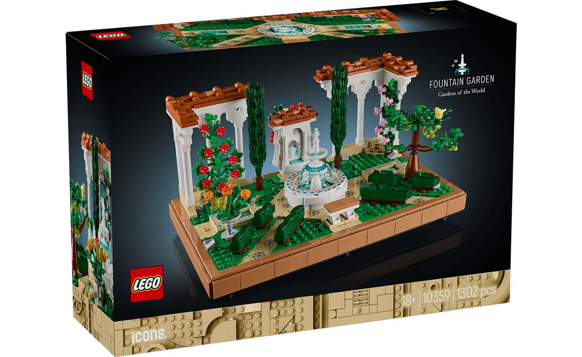 LEGO Icons Fountain Garden Building Set - 10359