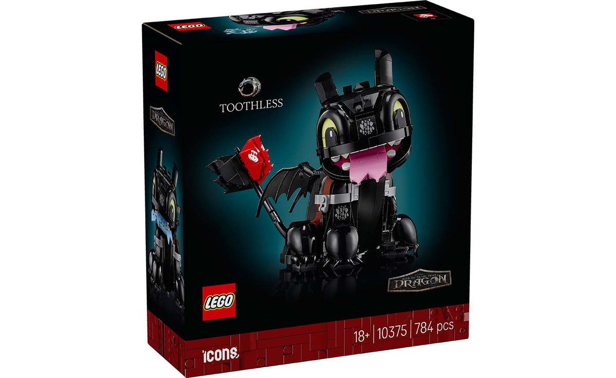 LEGO Icons How to Train Your Dragon: Toothless Building Set - 10375