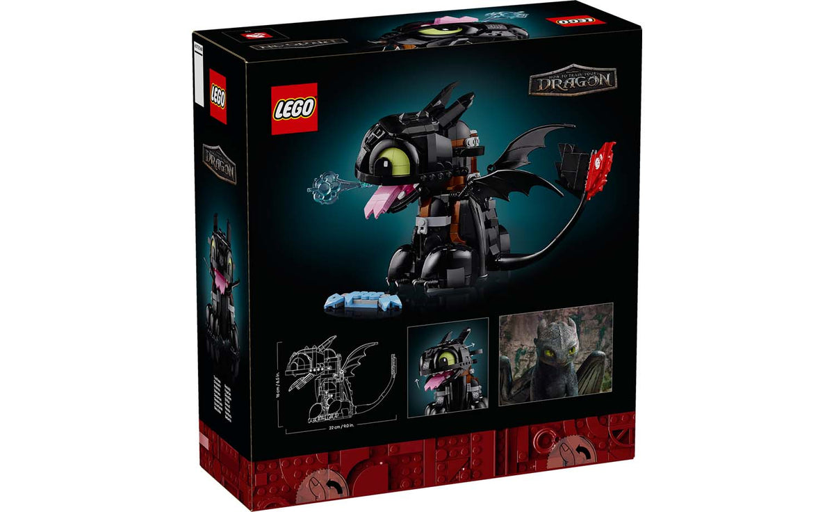 LEGO Icons How to Train Your Dragon: Toothless Building Set - 10375