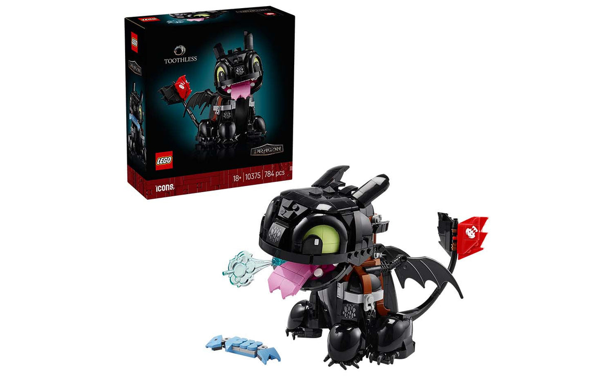 LEGO Icons How to Train Your Dragon: Toothless Building Set - 10375