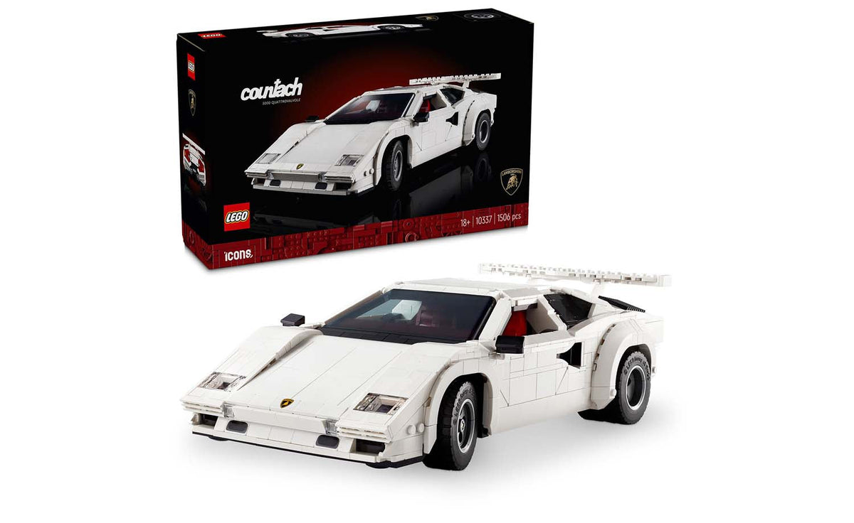 LEGO Icons Lamborghini Countach 5000 Quattrovalvole Building Set - 10337