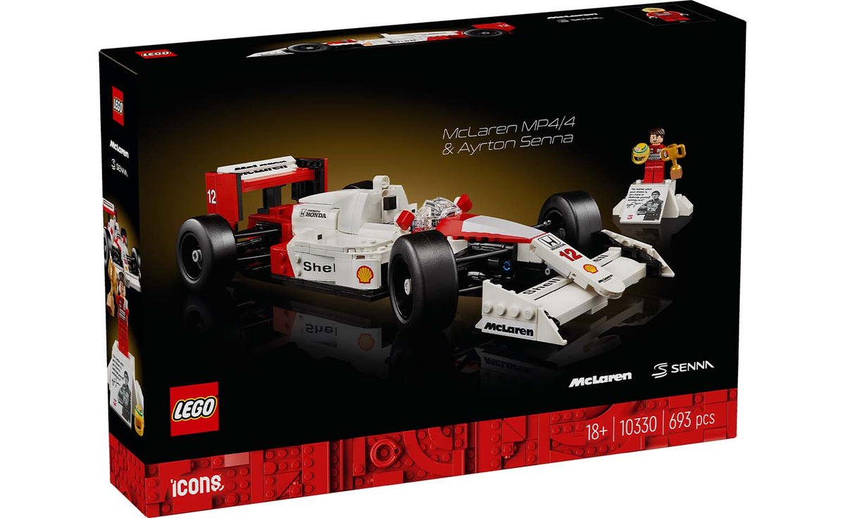 LEGO Icons McLaren MP4/4 & Ayrton Senna Building Set - 10330