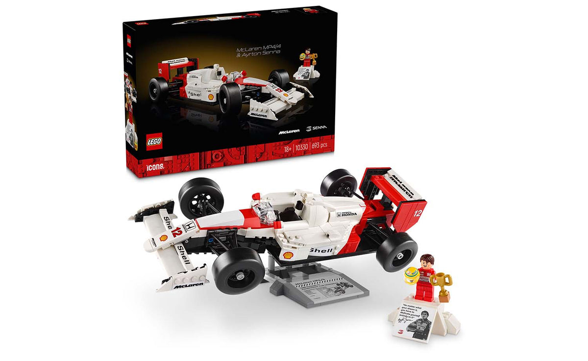 LEGO Icons McLaren MP4/4 & Ayrton Senna Building Set - 10330