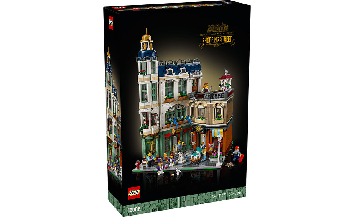 LEGO Icons Shopping Street Building Set - 11371