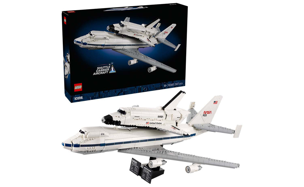 LEGO Icons Shuttle Carrier Aircraft Building Set - 10360